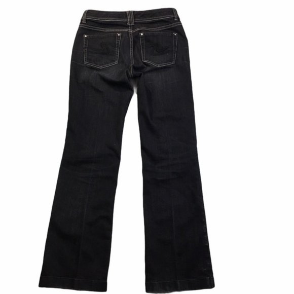 White House Black Market Blanc Bootleg Black Jeans - Picture 3 of 6